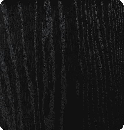 Black Ash / Beck Brown composite door colour swatch with a woodgrain finish