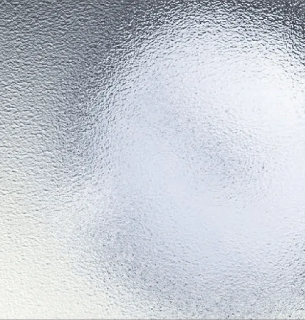 Stippolyte composite door glass, finely dimpled obscure glass