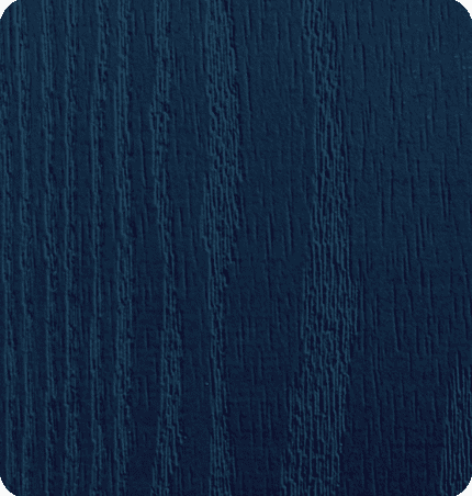 Blue composite door colour swatch with a woodgrain finish